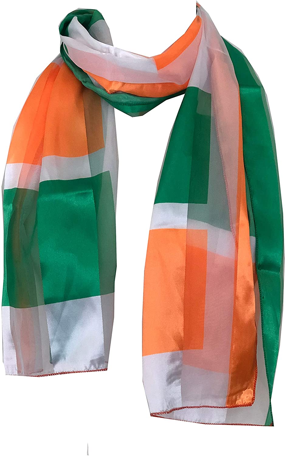 Pamper Yourself Now Ireland Flag Scarf Thin Pretty Scarf Great for Any Outfit Lovely Gift