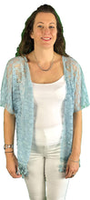 Load image into Gallery viewer, Pamper Yourself Now ltd Aqua lace wrap 100% Polyester (AA71)
