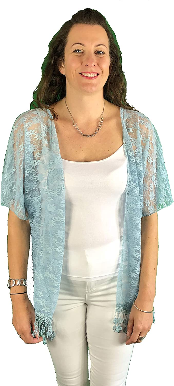 Pamper Yourself Now ltd Aqua lace wrap 100% Polyester (AA71)