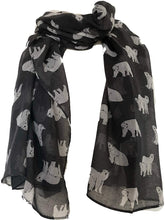 Load image into Gallery viewer, Polar bear long soft scarf/wrap
