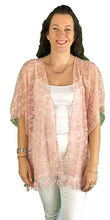 Load image into Gallery viewer, Pamper Yourself Now ltd Pink lace wrap 100% Polyester (AA71)
