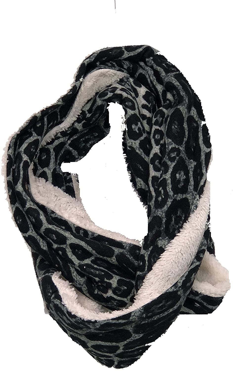 Pamper Yourself Now Chunky black and white leopard print snood Pamper Yourself Now Ltd