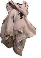 Load image into Gallery viewer, Ladies Scarf with Different Coloured Greyhound,
