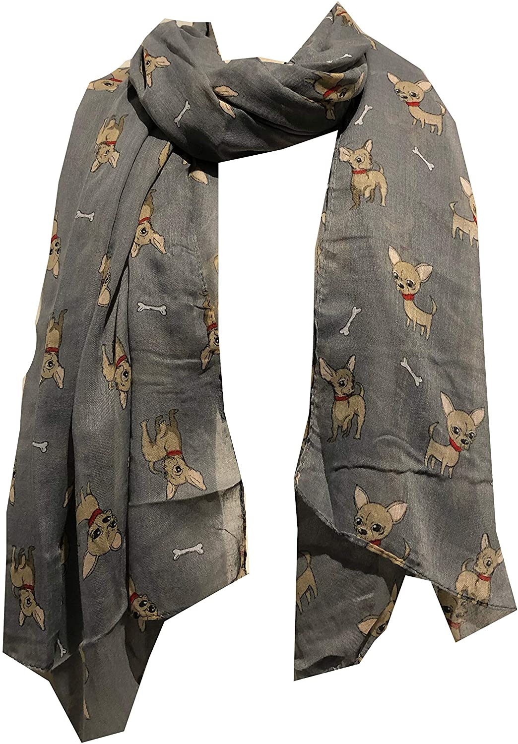 Chihuahua dogs Long Scarf for women.