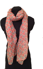 Load image into Gallery viewer, Pamper Yourself Now Pink Little Elephant Design Scarf
