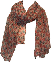 Load image into Gallery viewer, Pamper Yourself Now Pink Little Elephant Design Scarf
