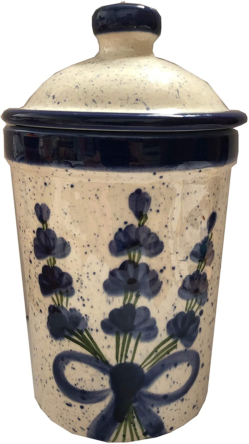Lavender Blue Garlic Keeper Pot (9)