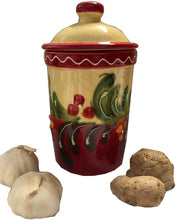 Load image into Gallery viewer, Red Chilli Design Garlic Keeper Pot (15)
