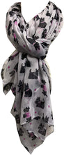 Load image into Gallery viewer, Pamper Yourself Now White west Highland Terrier Dog Design Scarf. Great Present/Gift for Dog Lovers.
