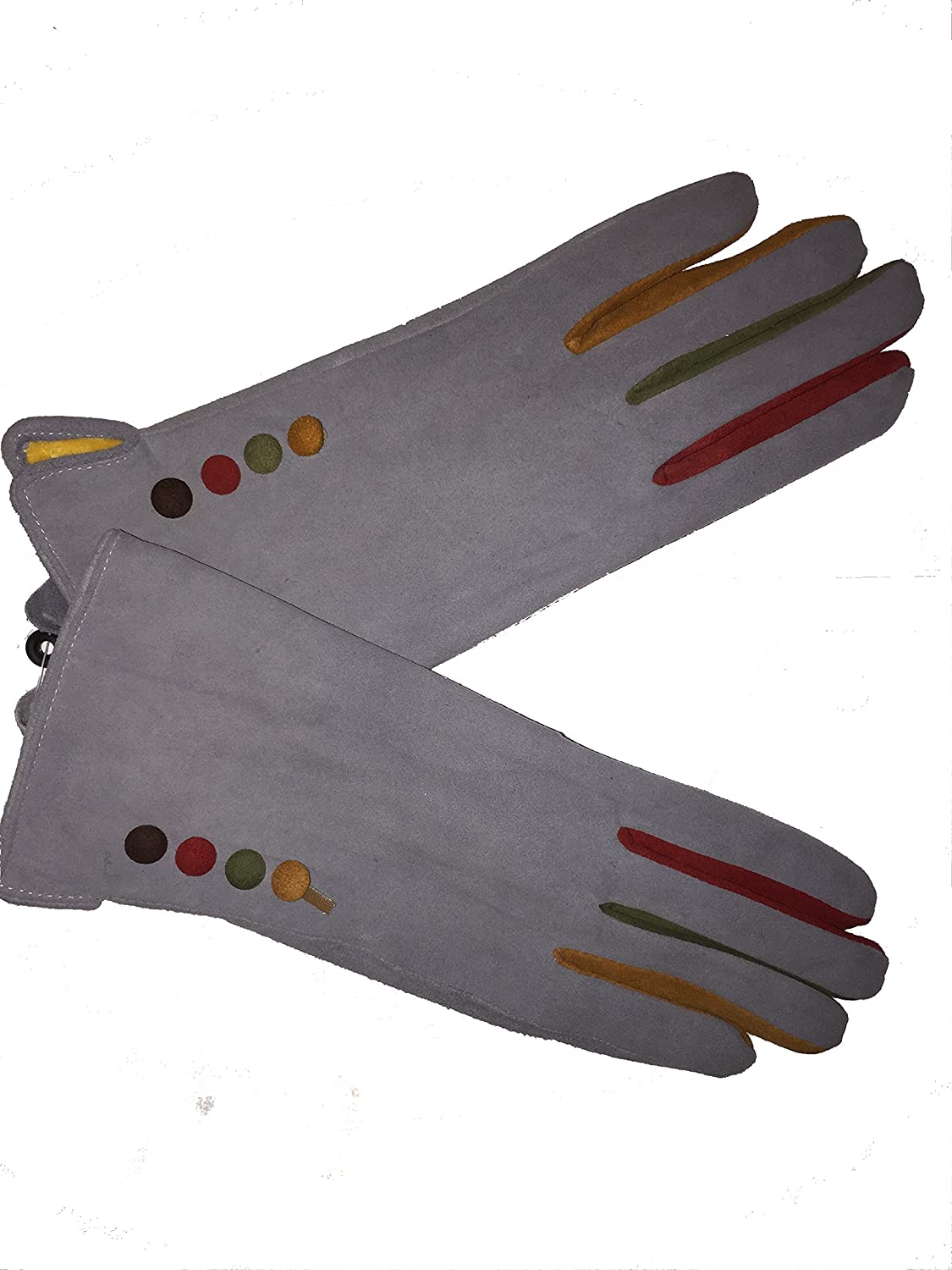 Plain grey ladies Gloves for women