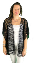 Load image into Gallery viewer, Pamper Yourself Now ltd Black lace wrap 100% Polyester (AA71)
