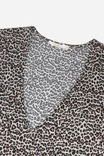 Load image into Gallery viewer, Brown/beige animal print wrap around dress
