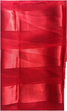 Load image into Gallery viewer, Thin red chiffon scarf
