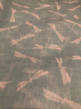 Load image into Gallery viewer, Pamper Yourself Now Ladies Scarf Aqua with White Dragonfly Fashion Long Soft wrap/Sarong
