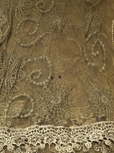 Load image into Gallery viewer, Beige lace scarf
