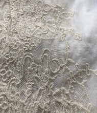 Load image into Gallery viewer, Pamper Yourself Now Cream Pretty lace Soft Long Scarf

