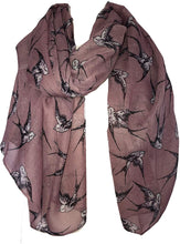 Load image into Gallery viewer, Pamper Yourself Now Pink Big Swallow Scarf
