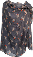 Load image into Gallery viewer, Pamper Yourself Now Grey Rudolph Reindeer Christmas Long Scarf
