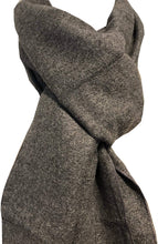 Load image into Gallery viewer, Pamper Yourself Now Light Grey Plain Colour Frayed Edge Men&#39;s Long Scarf
