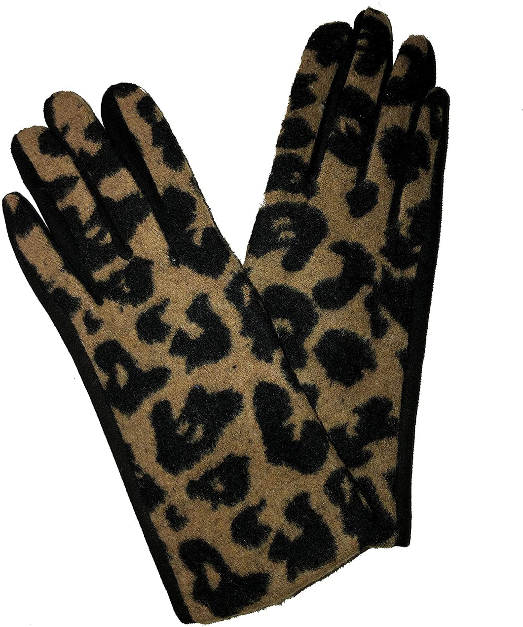 G1921 Leopard print super soft ladies gloves