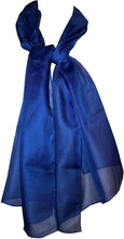 Load image into Gallery viewer, Plain Royal Blue Chiffon Style Scarf Thin Pretty Scarf Great for Any Outfit Lovely Gift
