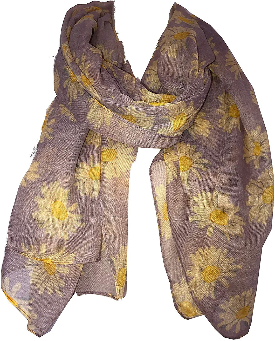 Pamper Yourself Now Lilac Daisy Scarf Lovely Soft Scarf