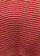 Load image into Gallery viewer, Pamper Yourself Now Red with White Stripes Long Soft Scarf
