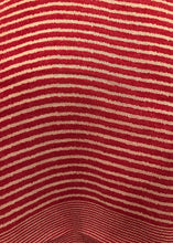 Load image into Gallery viewer, Pamper Yourself Now Red with White Stripes Long Soft Scarf
