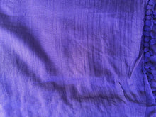Load image into Gallery viewer, Pamper Yourself Now Dark Purple Plain Scarf/wrap with bobbles
