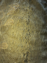 Load image into Gallery viewer, Pamper yourself Mustard Leaf Lace Scarf
