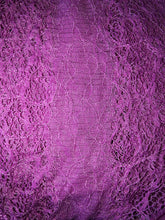 Load image into Gallery viewer, Pamper yourself Deep Pink Leaf Lace Scarf
