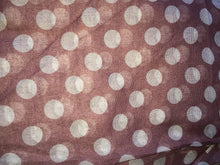 Load image into Gallery viewer, Pamper Yourself Now Pink with White Big spot Scarf/wrap
