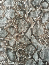 Load image into Gallery viewer, Brown/Grey Snake Skin Print Thin Chiffon Style Pretty Scarf Great for Any Outfit Lovely Gift
