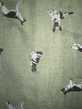 Load image into Gallery viewer, Green German Shepherd Design Long Scarf/wrap
