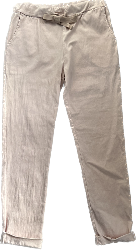 Buy Women's Ladies Stretch Plain Magic Comfy Lagenlook Trousers Joggers  Jeggings Pants Italian (Regular (UK Fit 10-14), Black) at Amazon.in