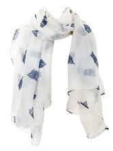 Load image into Gallery viewer, Pamper Yourself Now Cream wth blue owl scarf
