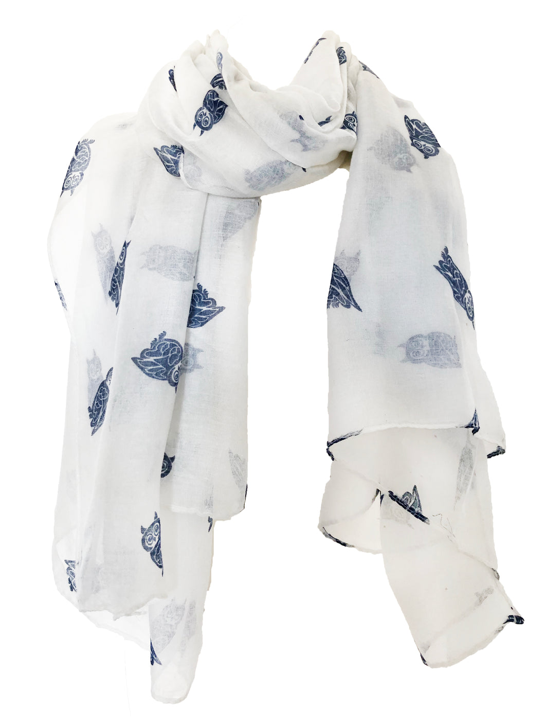 Pamper Yourself Now Cream wth blue owl scarf