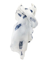 Load image into Gallery viewer, Pamper Yourself Now Cream wth blue owl scarf
