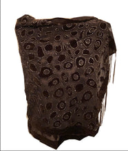 Load image into Gallery viewer, Brown velvet animal print scarf for women
