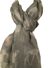 Load image into Gallery viewer, Pale Green Camel Long Scarf
