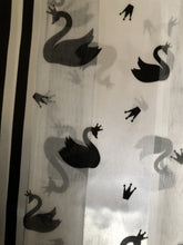 Load image into Gallery viewer, Pamper Yourself Now Swan Design Ladies Thin Pretty Scarf. Swan Gift for Women.
