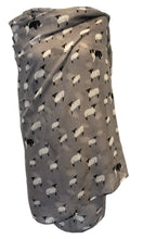Load image into Gallery viewer, Grey Sheep Design Long Scarf, Great for Presents/Gifts for Sheep Lovers.
