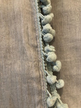 Load image into Gallery viewer, Pamper Yourself Now Grey Plain Scarf/wrap with bobbles
