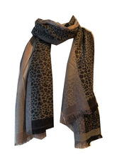 Load image into Gallery viewer, Animal print Pashmina Style Scarf/wrap/shawl.
