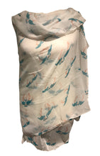 Load image into Gallery viewer, Pamper Yourself Now White Kissing Flamingo Long Soft Scarf
