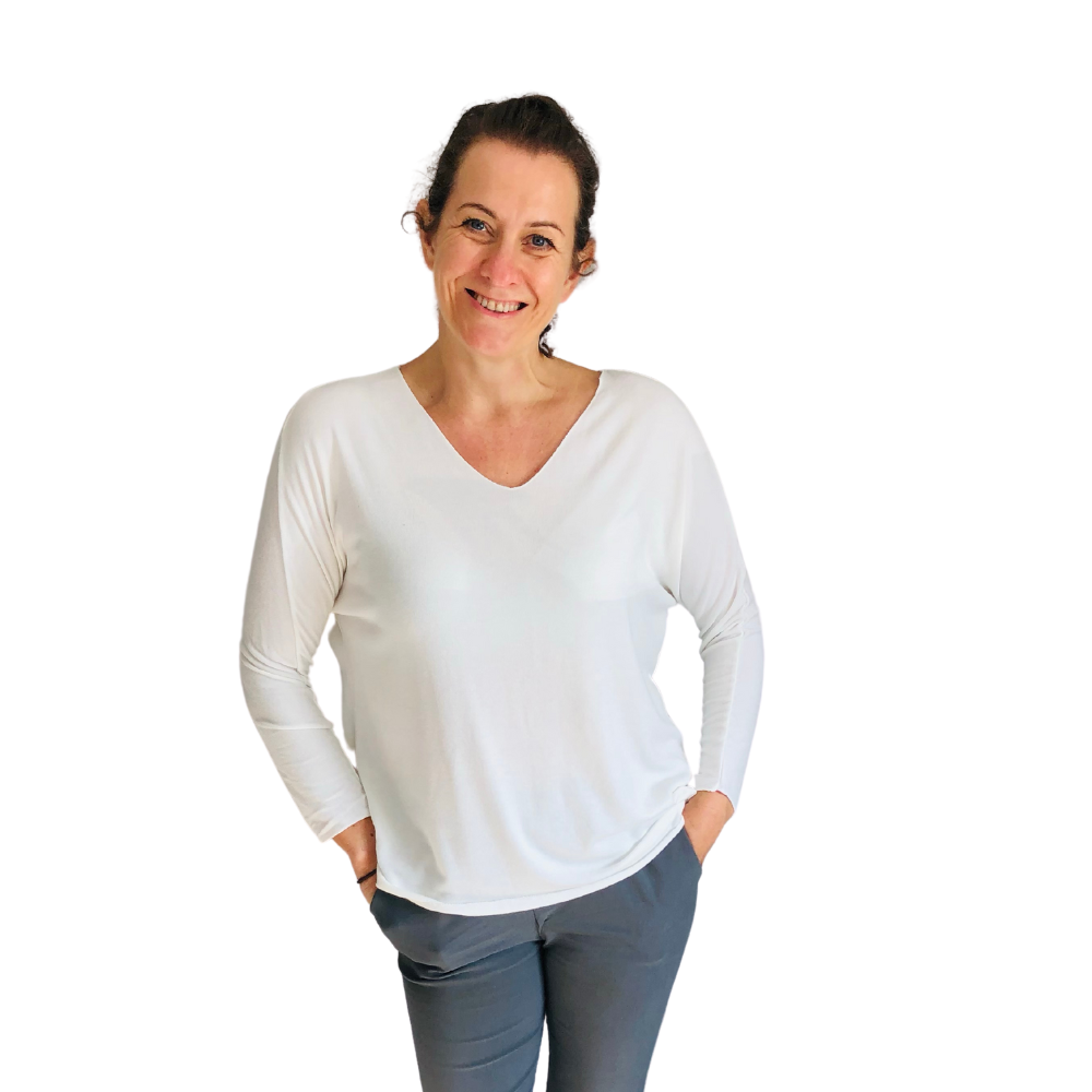 Scoop neck jumper ladies hot sale