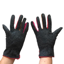 Load image into Gallery viewer, Herringbone pattern super soft ladies stylish gloves G1926
