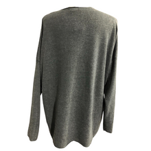 Load image into Gallery viewer, Women&#39;s loose fit Grey Dandelion long sleeve jumper with sparkle. (A98)
