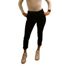 Load image into Gallery viewer, Ladies Italian Lagenlook Black Magic Pants- super comfortable Stretchy trousers

