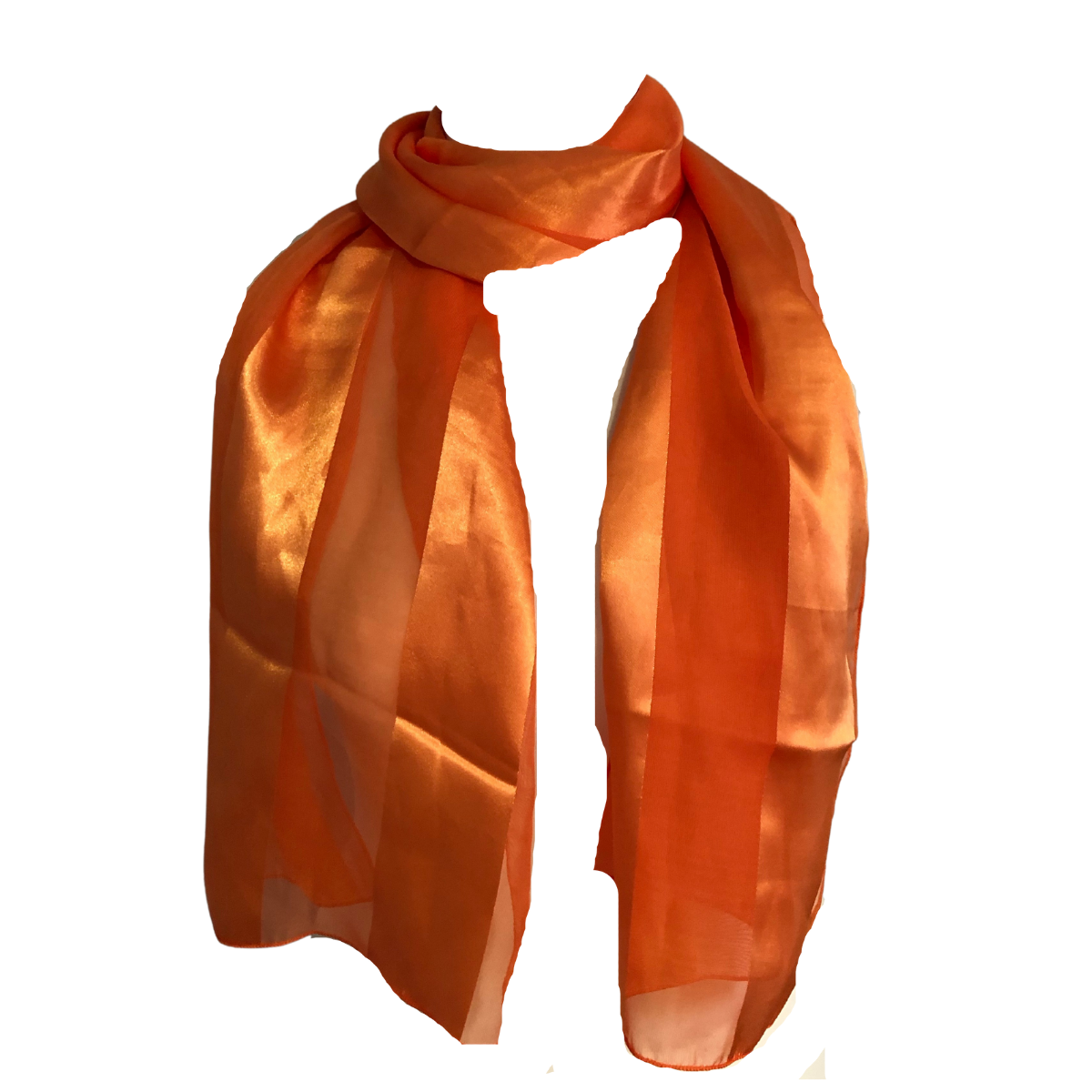 Orange chiffon hot sale wrap